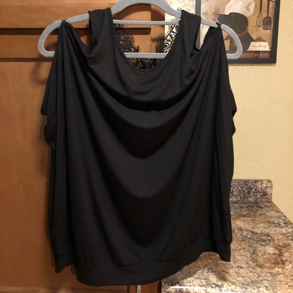 CY Fashions Cold Shoulder Top